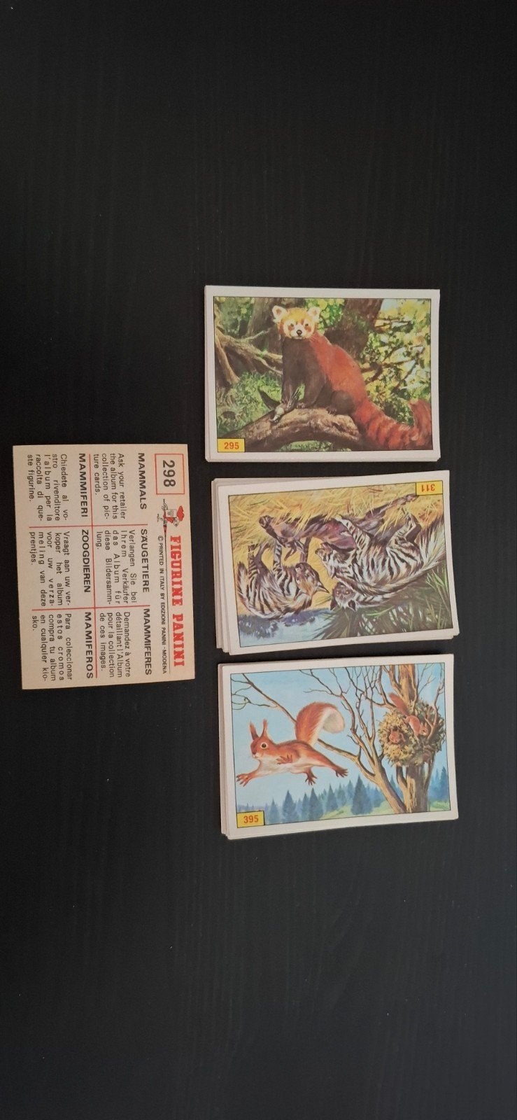 Panini van zoogdieren, Verzamelen, Stickers, Ophalen of Verzenden