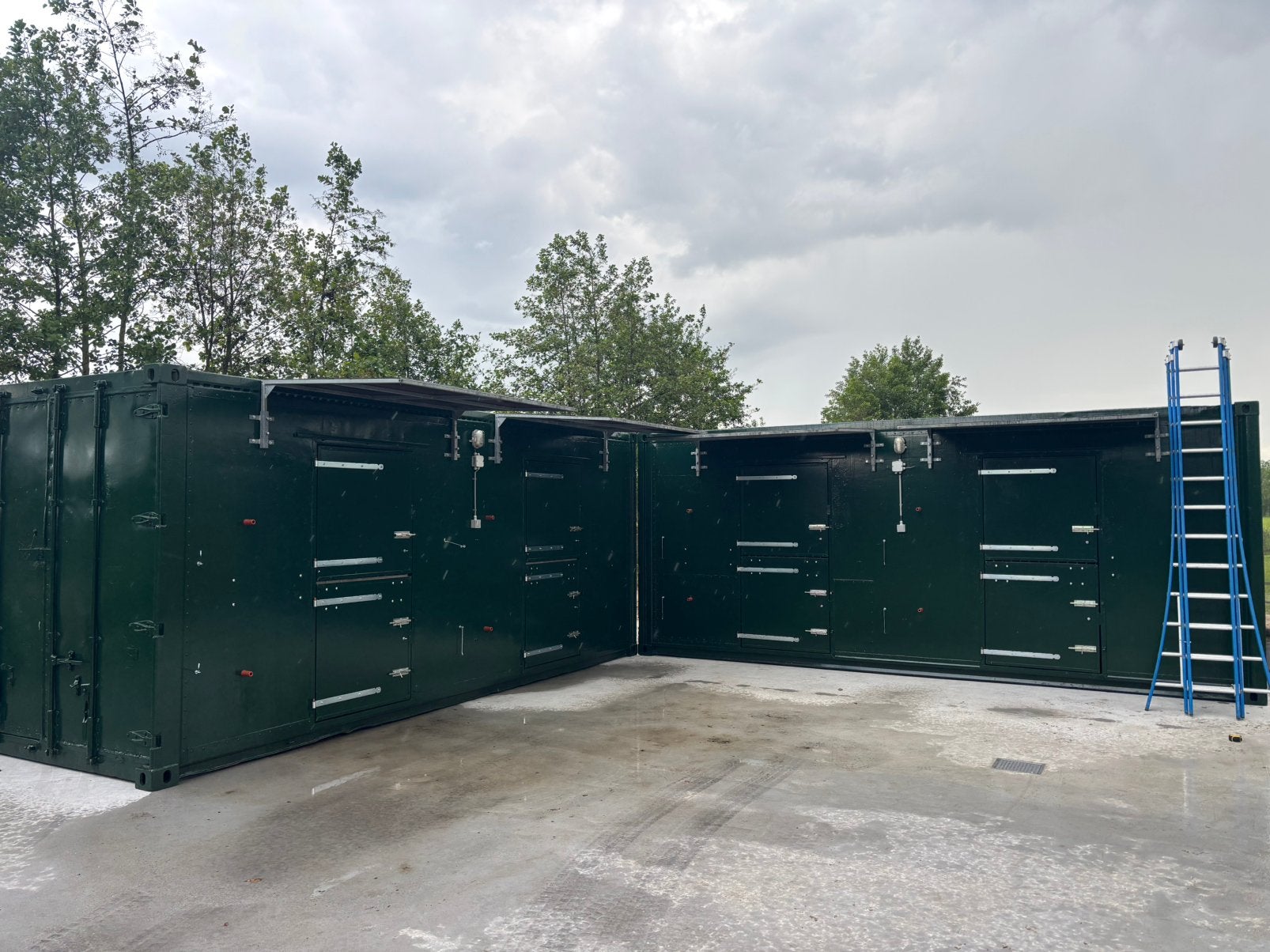 Stalcontainer, Dieren en Toebehoren, Stalling en Weidegang, Stalling, 2 of 3 paarden of pony's