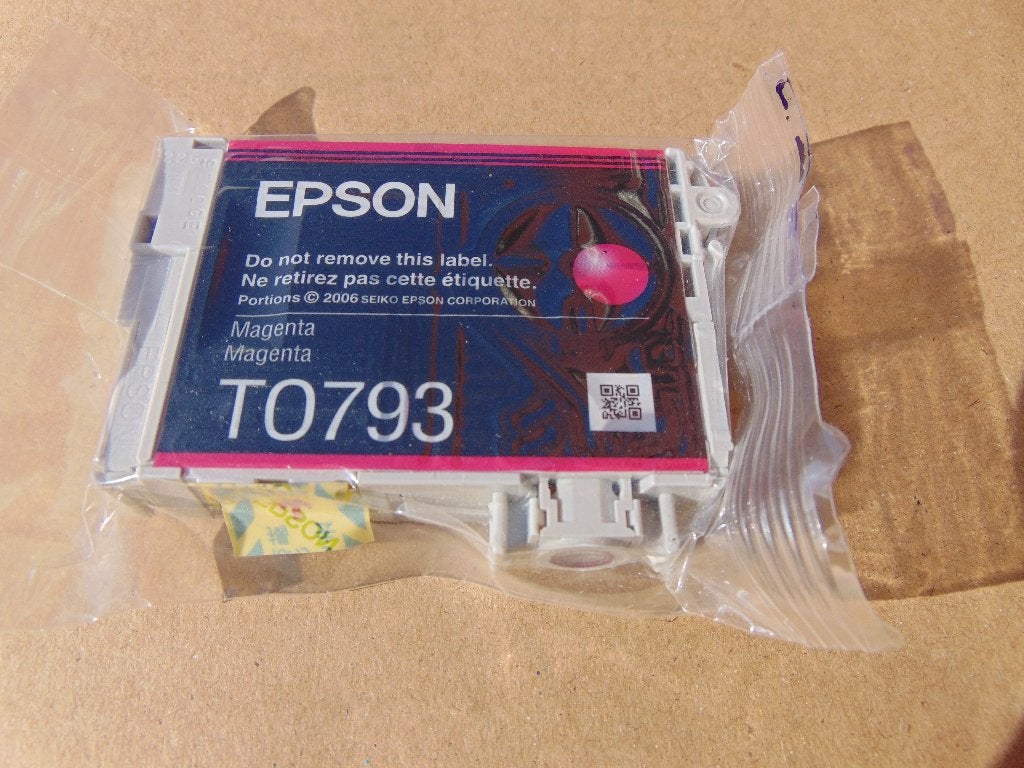 Cartouche d'encre magenta rouge Epson T0793, encore neuve, Enlèvement ou Envoi, Neuf, Cartridge, Epson