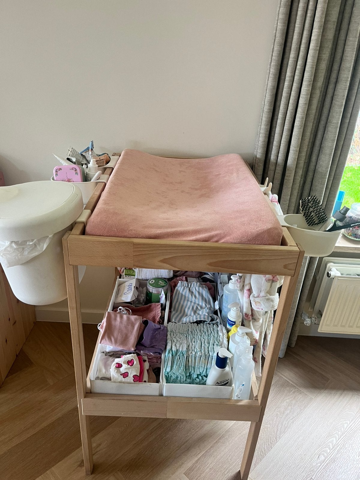 Verzorgingstafel, Kinderen en Baby's, Gebruikt, Minder dan 75 cm, 50 tot 70 cm, Opstaande rand