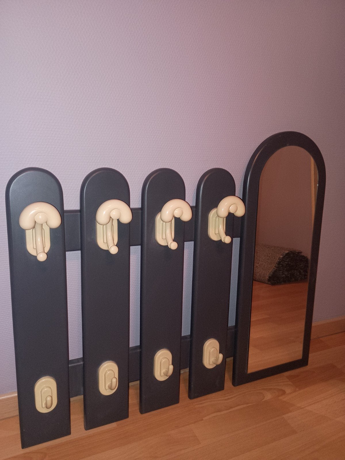 🧥vintage houten wandkapstok, Ophalen, Kunststof, Wandkapstok