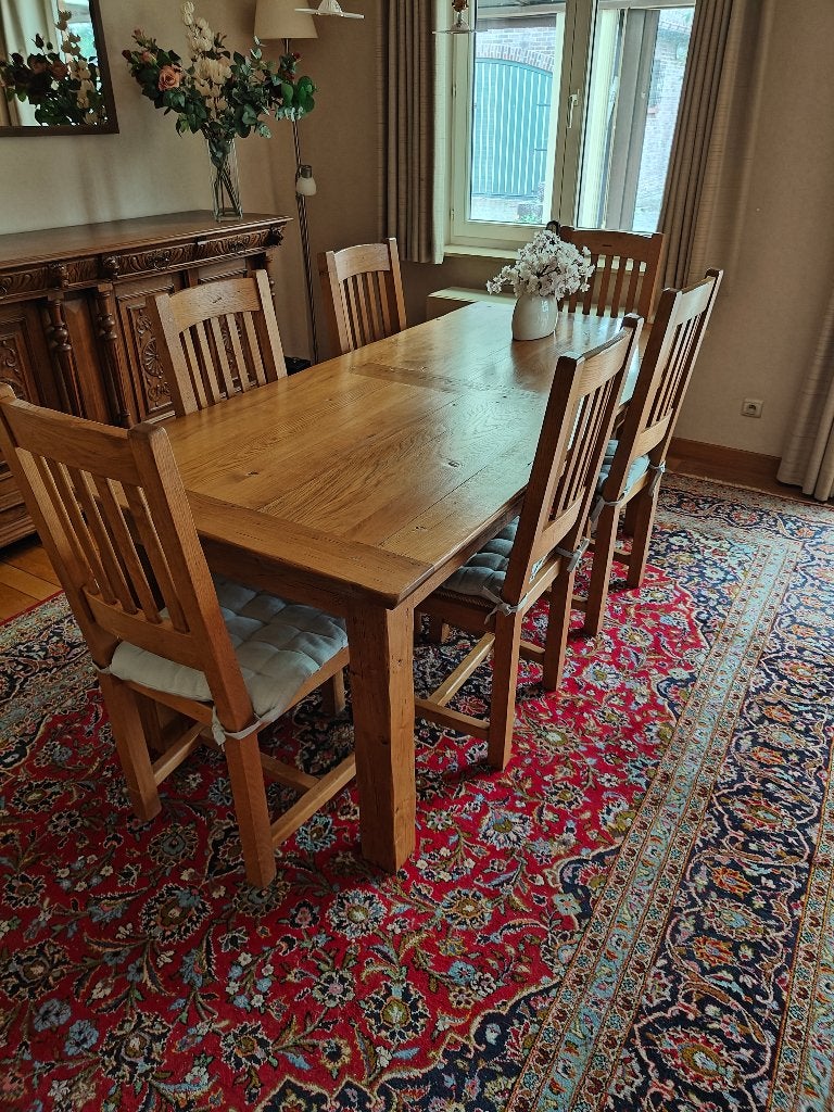 Tafels, Huis en Inrichting, Ophalen, Gebruikt, Eikenhout, Antiek