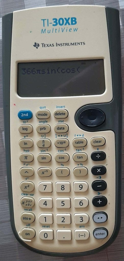 Calculatrice scientifique - Texas instruments, Divers, Enlèvement, Utilisé