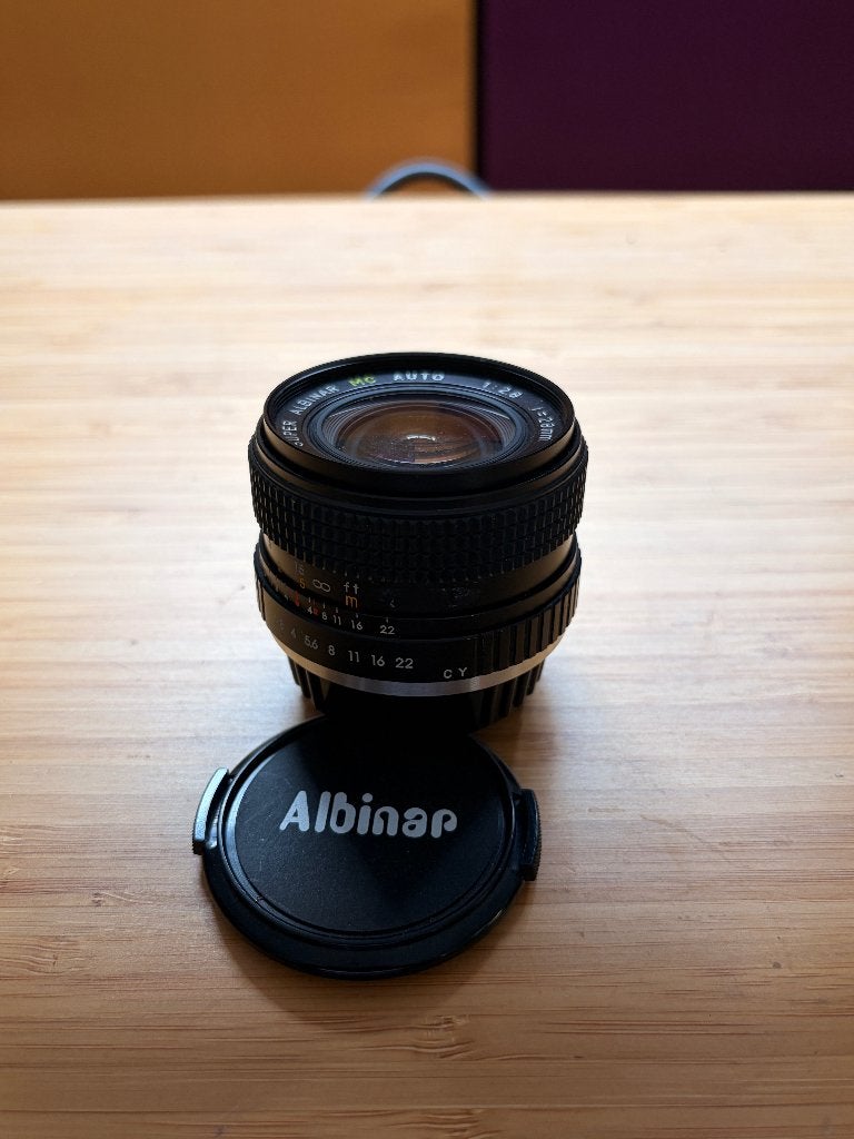 Objectif Super Albinar 28mm F2.8 - Monture CY, Enlèvement