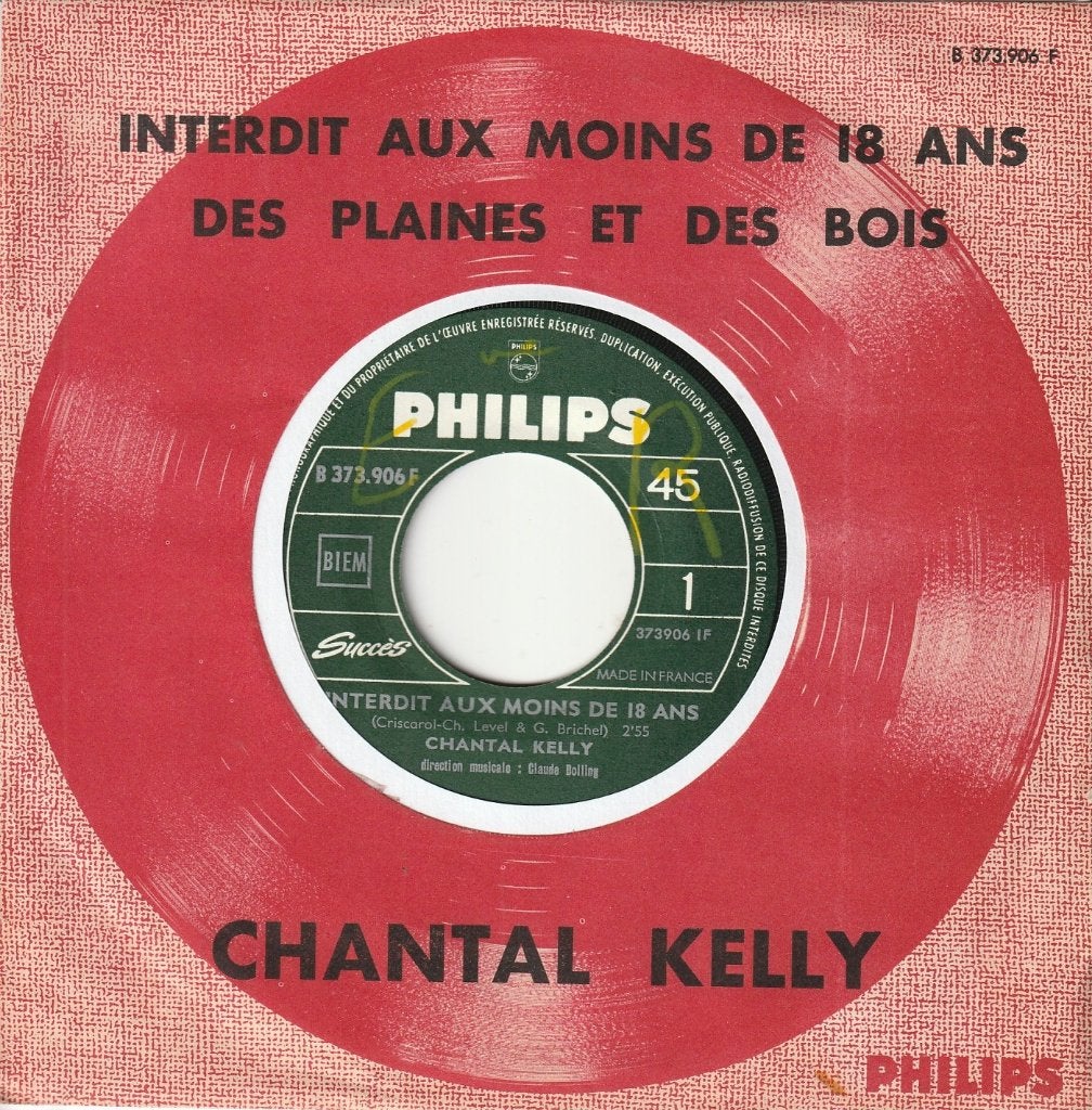 Chantal Kelly - Interdit aux moins de 18 ans, Cd's en Dvd's, Originele persing, Verzenden, Zo goed als nieuw, Pop
