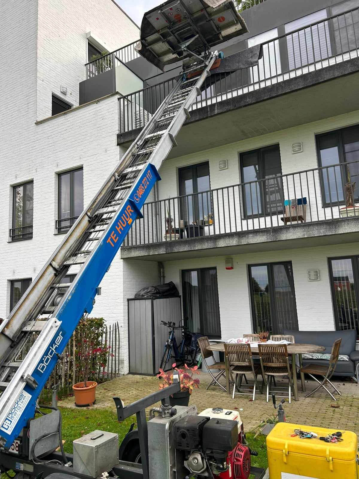 Te huur Treklift & verhuislift, Doe-het-zelf en Bouw, Ophalen of Verzenden, Zo goed als nieuw