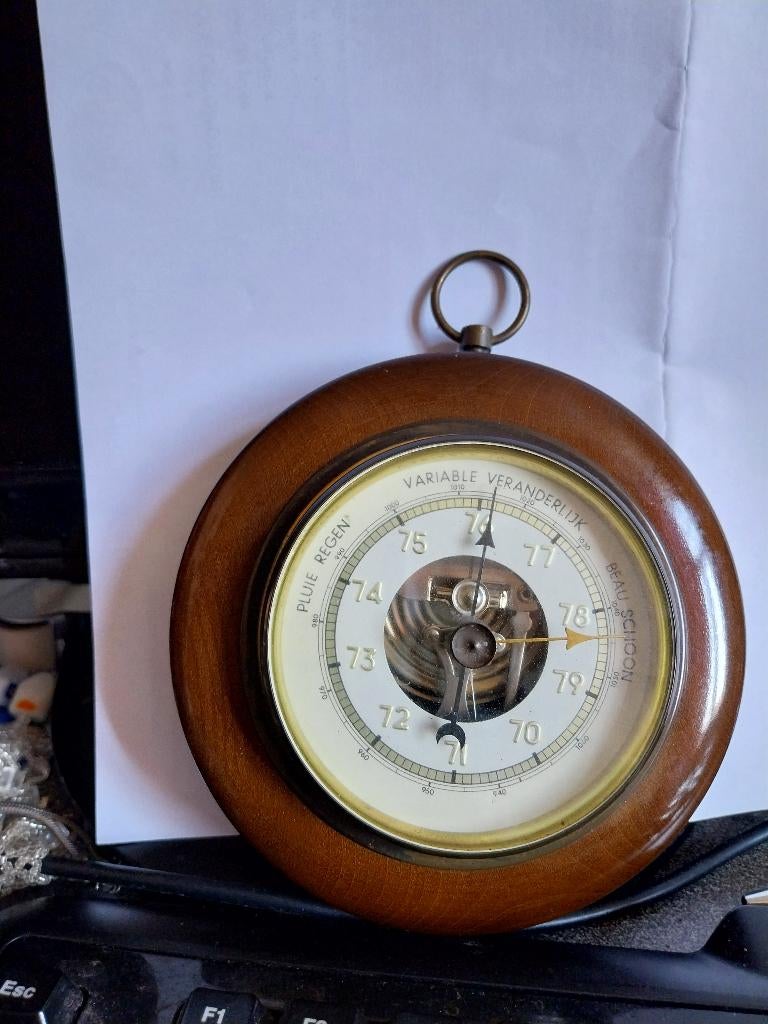 VINTAGE BAROMETRE ANEROIDE MILITAIRE DE 1960, Enlèvement ou Envoi, Armée de terre, Autres types