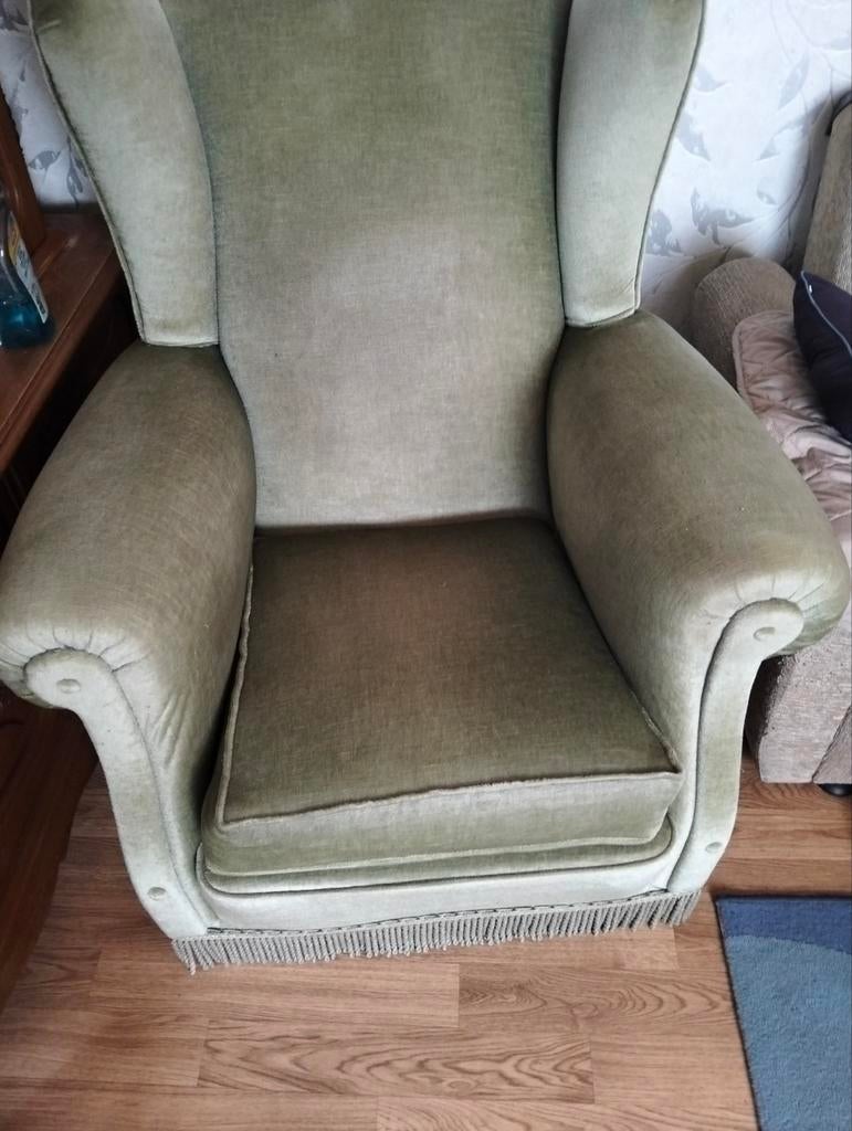 2 fauteuils vintage en bon état, Maison & Meubles, Enlèvement