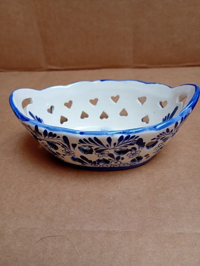 Authentiek Delfts Blauw Bonbonmandje – De Delftse Pauw, Antiek en Kunst, Ophalen of Verzenden