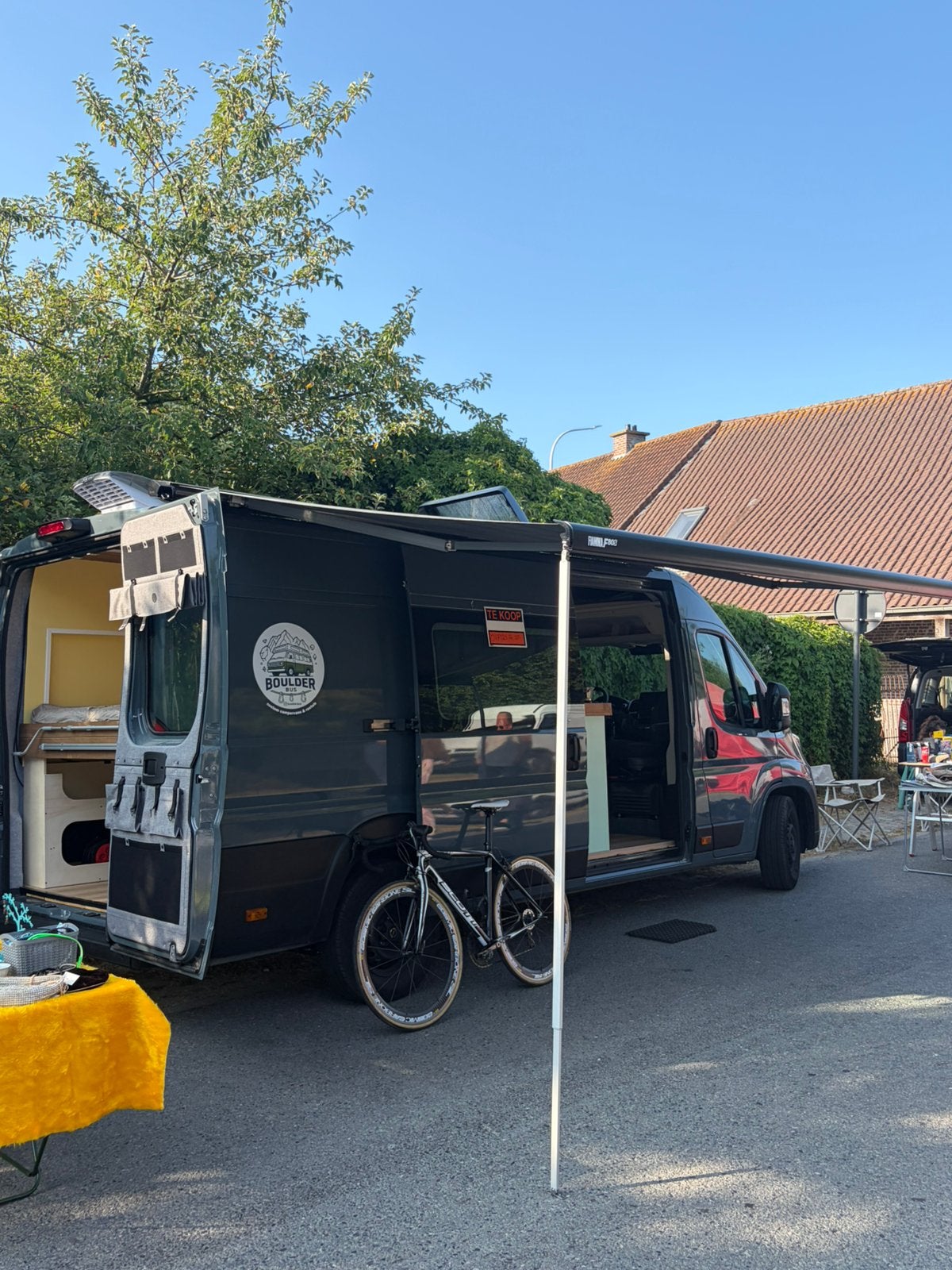 Nieuwe Opel Movano off grid campervan, Tuin en Terras, Ophalen, Zo goed als nieuw