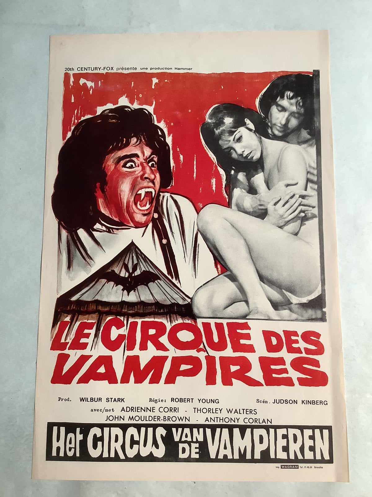 VAMPIEREN CIRCUS   filmposter   36-54 cm, Ophalen
