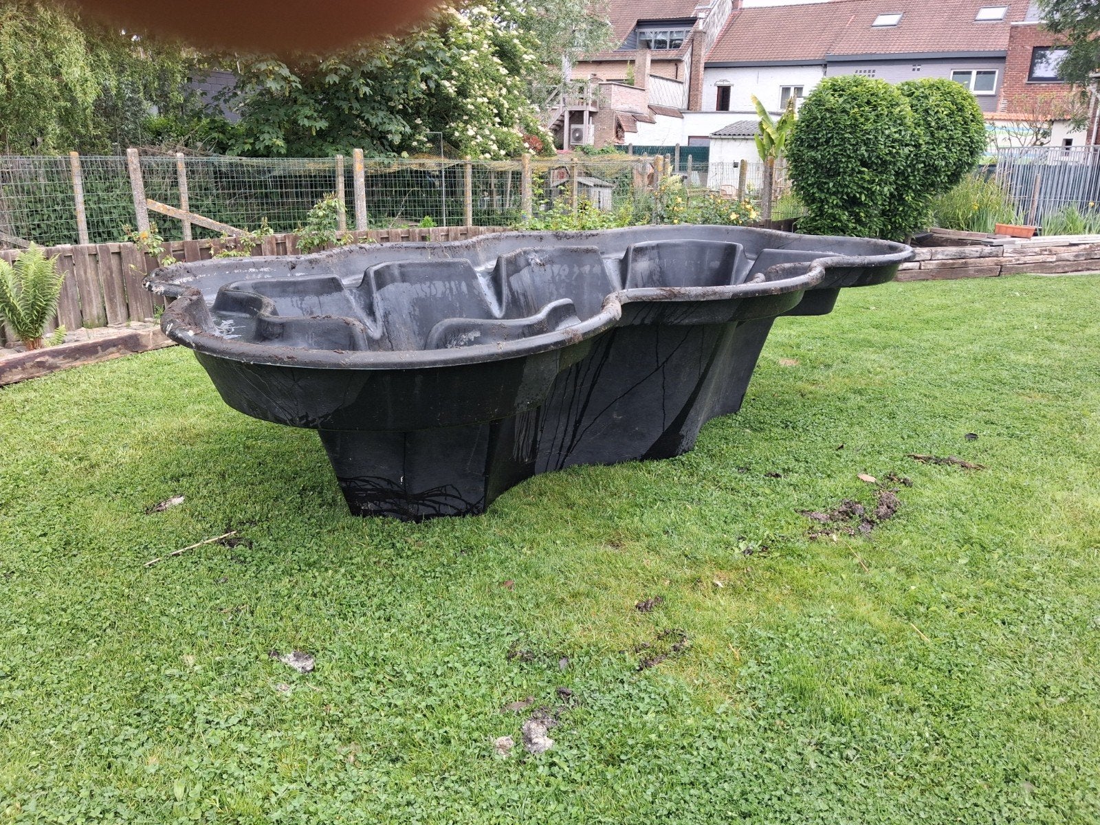 Vijverbak + filterbak met japanse matten te koop, Tuin en Terras, Ophalen