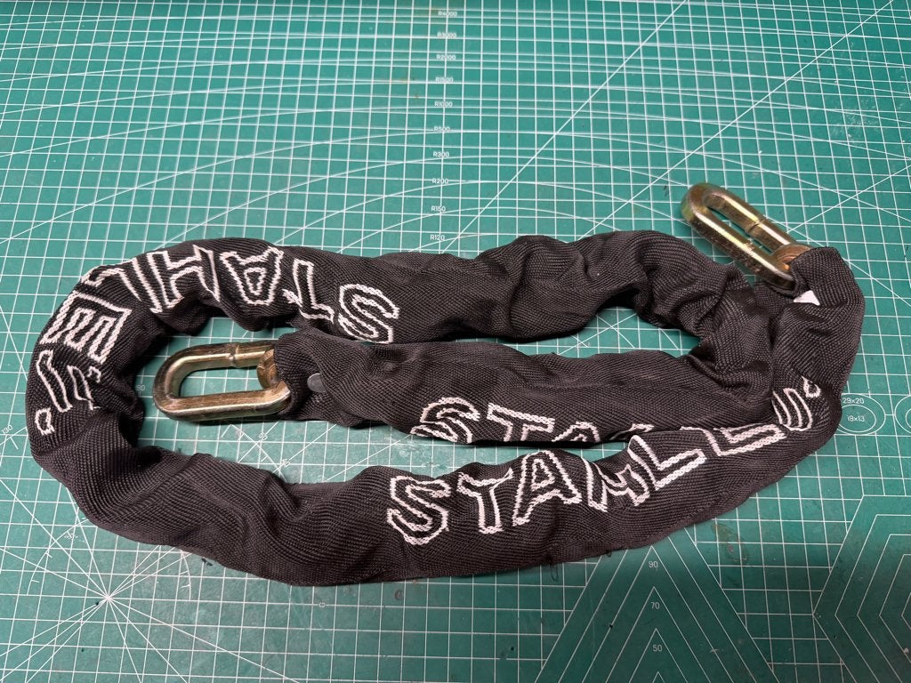 kettingslot 120cm, Motoren, Accessoires | Sloten, Ophalen, Zo goed als nieuw