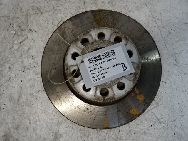REMSCHIJF ACHTER Volkswagen Golf VII (AUA) (01-2012/03-2021), Gebruikt, Volkswagen
