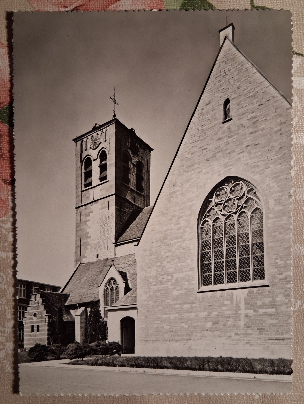 vintage Postkaart St. Jacobuskerk van Borsbeek, Ophalen of Verzenden