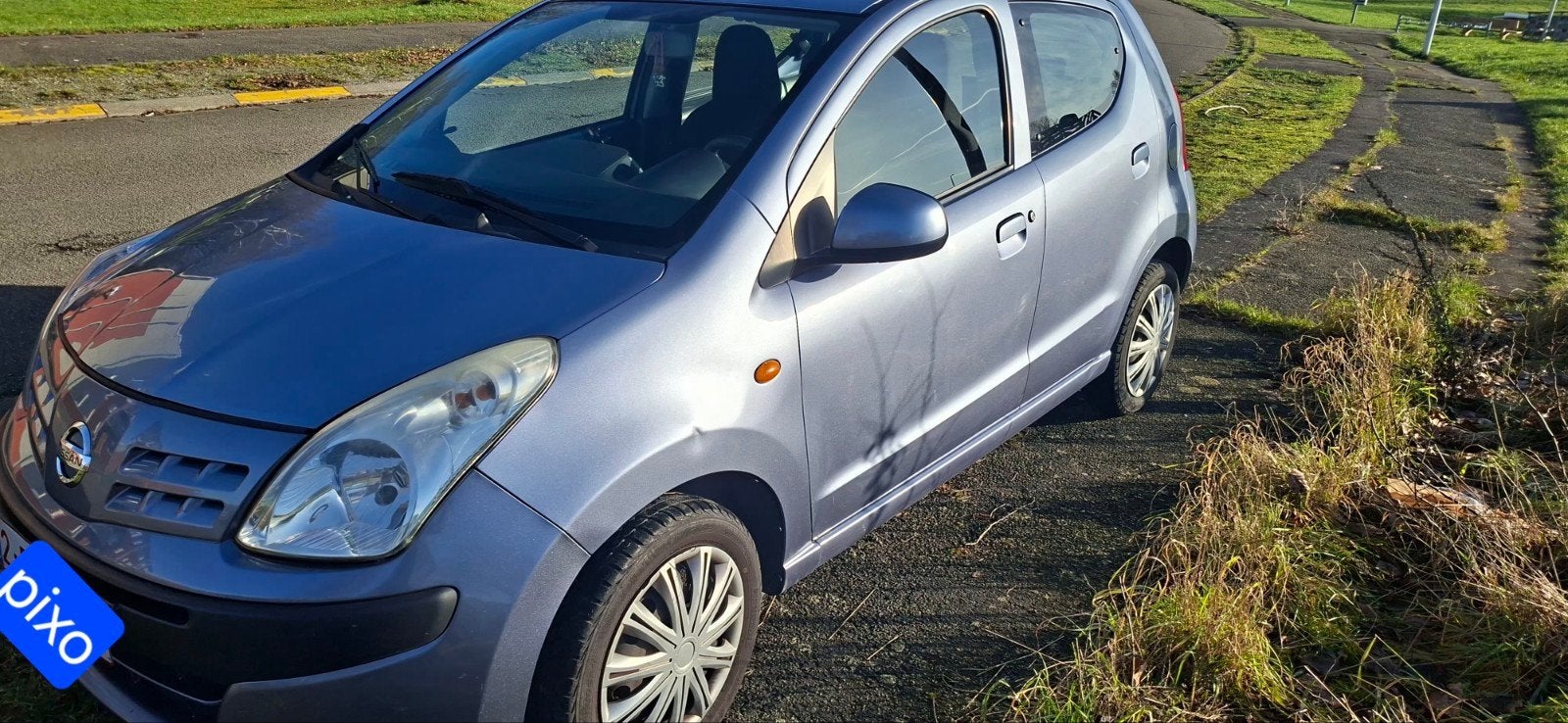 Nissan Pixo 1.0 Essence, Stof, 50 kW, Blauw, 996 cc