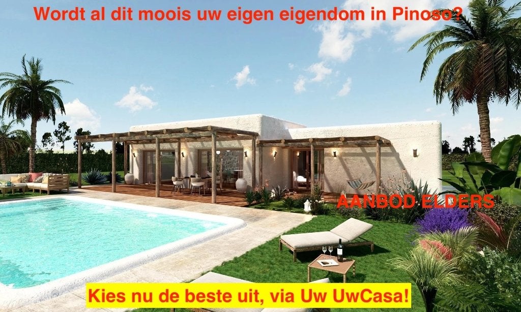 Uw eigen mooie Villa met zwembad in PINOSO met een, Immo, Buitenland, Spanje, 186 m², Woonhuis, Landelijk