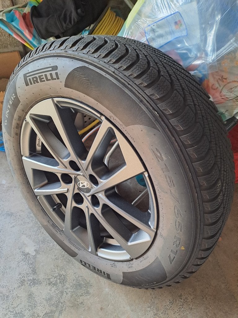 4 roues hiver Hyundai Tucson IV-jantes alu 17 pouces, Autos : Pièces & Accessoires, Véhicule de tourisme, 17 pouces, Enlèvement