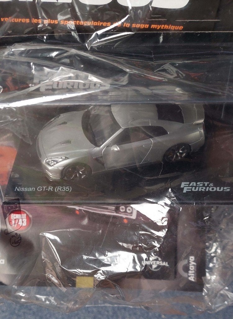 Nissan GTR (R35 2012) Fast and Furious altaya 1/43e, Enlèvement, Neuf