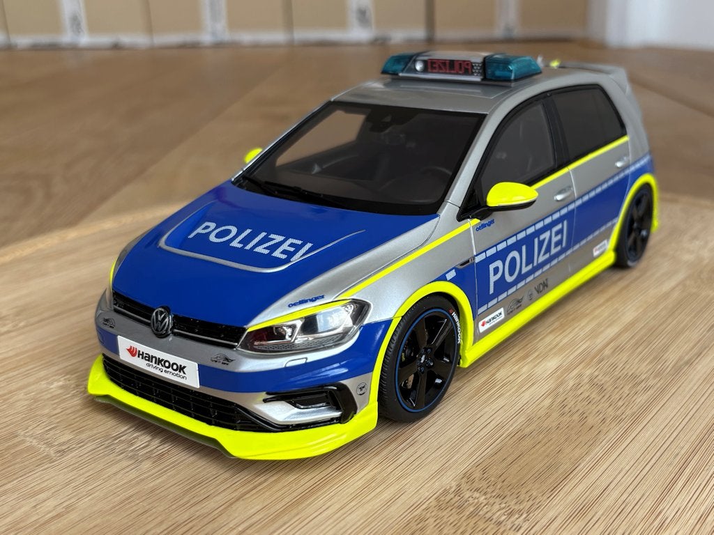 Volkswagen Golf 7.5 R Polizei Oettinger 1:18 OttO Mobile VW, Hobby & Loisirs créatifs, Enlèvement ou Envoi, Neuf, Voiture, OttOMobile