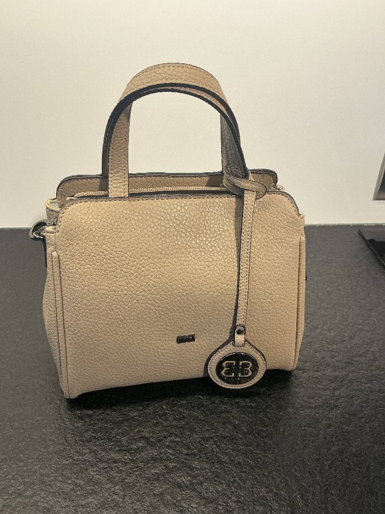 Handtas Merk Boo, Ophalen of Verzenden, Zo goed als nieuw, Beige, Handtas