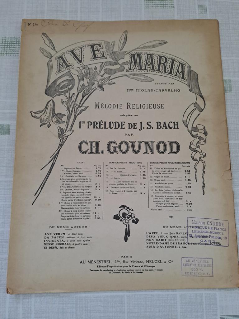 Bladmuziek Ave Maria van Ch. Gounod, Muziek en Instrumenten, Ophalen of Verzenden