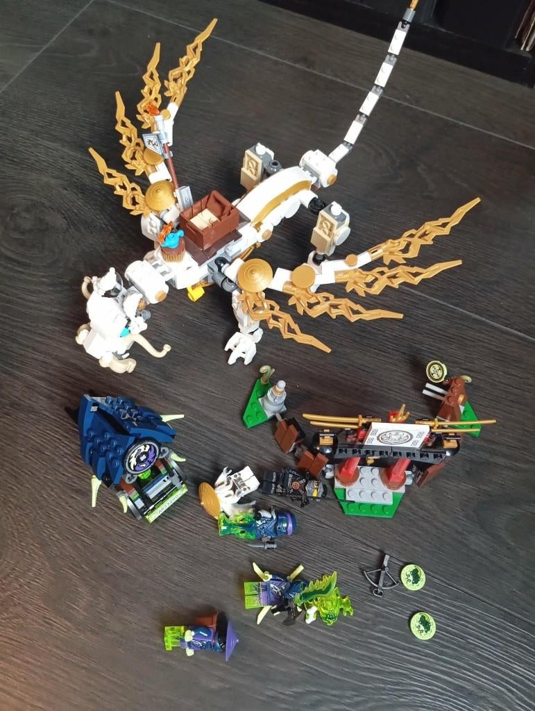 LEGO Ninjago 70734 Meester Wu's draak - compleet s/doos, Lego, Ophalen of Verzenden, Compleet, Zo goed als nieuw