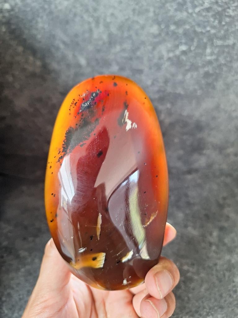 BARNSTEEN Amber Sumatra Multicolor 283 gram!, Ophalen of Verzenden, Fossiel