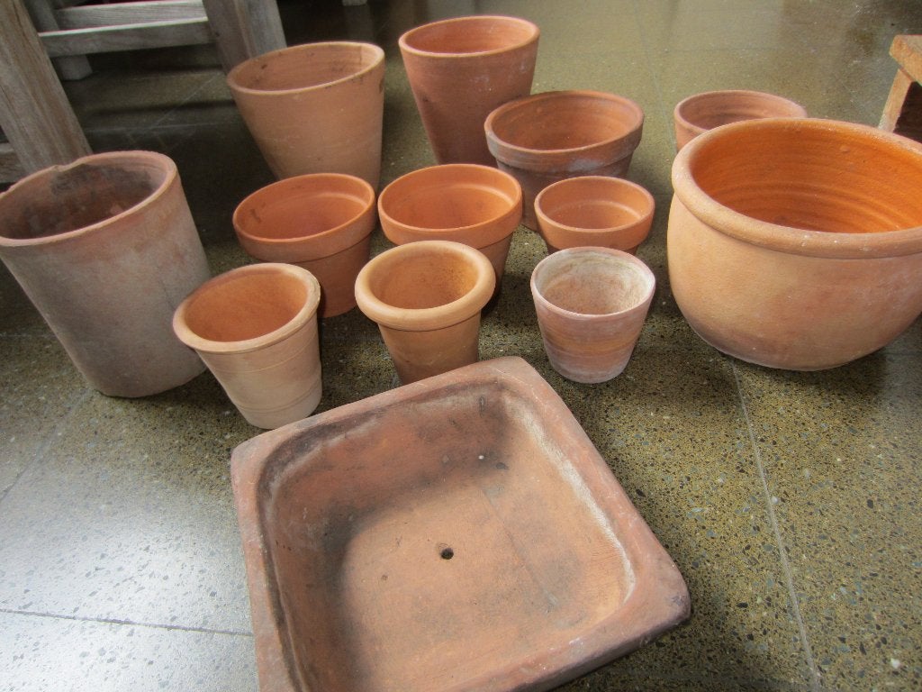 potterie, Ophalen, Gebruikt, Terracotta