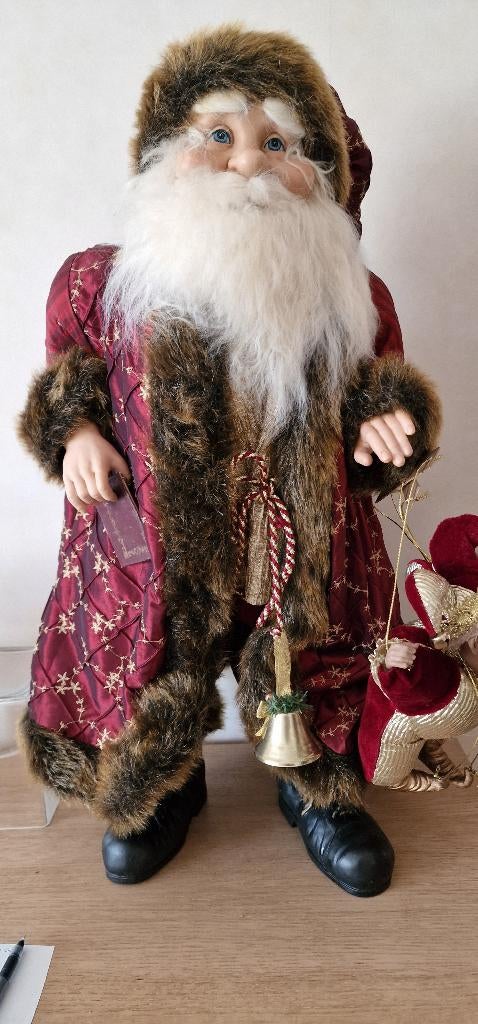 Beau grand père Noël 70cm lire l'annonce, Enlèvement ou Envoi