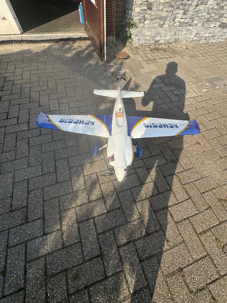 Nenemis met os 61fx, Hobby en Vrije tijd, Modelbouw | Radiografisch | Vliegtuigen, Ophalen, Gebruikt, Nitro