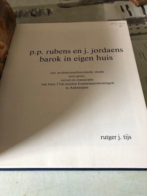 Rubens en Jordaens Barok in eigen huis - Rutger J. Thijs, Enlèvement ou Envoi, Comme neuf, Autres sujets/thèmes, Rutger J. Thijs