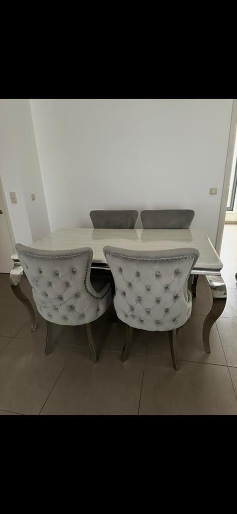 Tafel en 4 stoelen, Huis en Inrichting, Complete inboedels, Ophalen