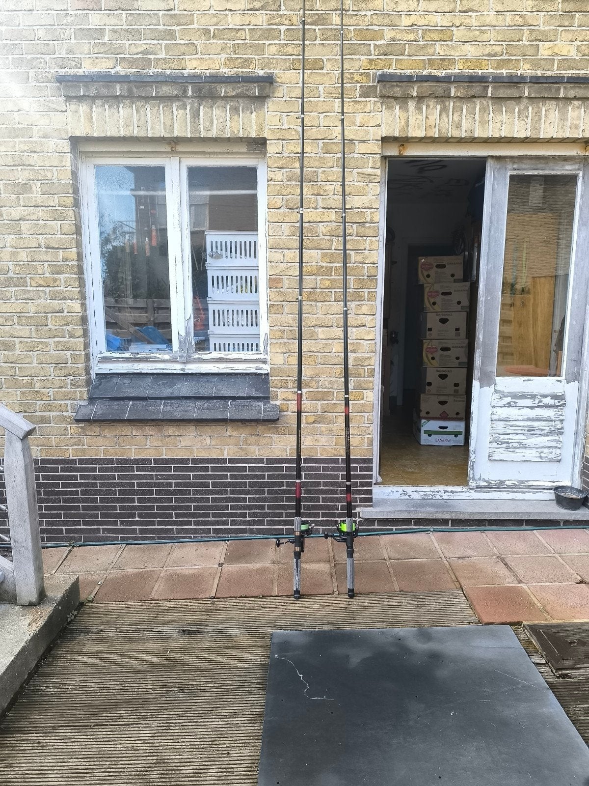 zeehengels te koop 2 stuks, Ophalen, Gebruikt, Molen