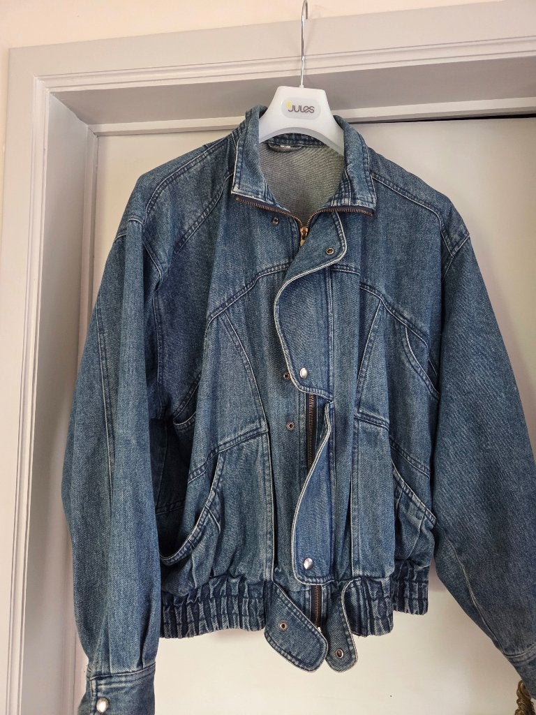 jeansjas heren, Kleding | Heren, Ophalen, Gedragen, Blauw, Overige jeansmaten