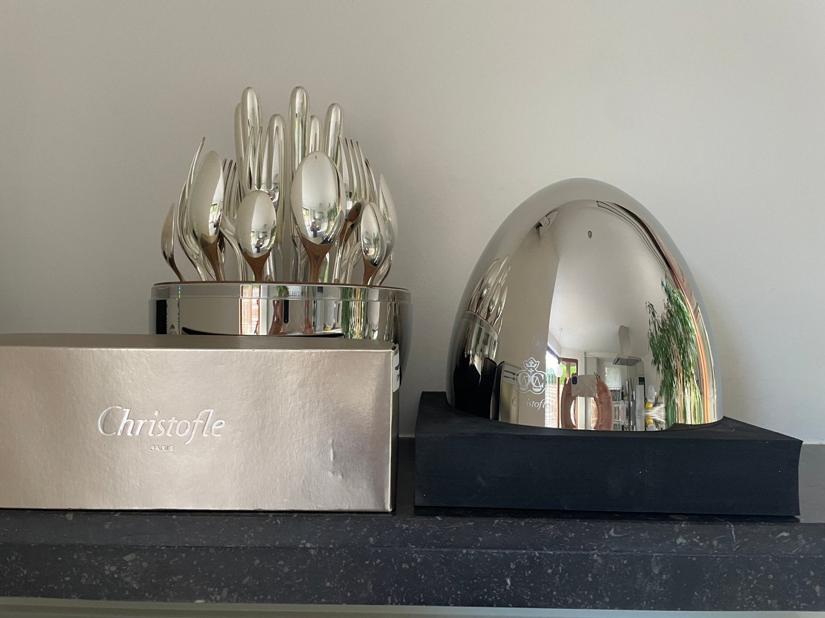 CHRISTOFLE MOOD collectie 😍 24 delig incl het 'EI', Ophalen of Verzenden