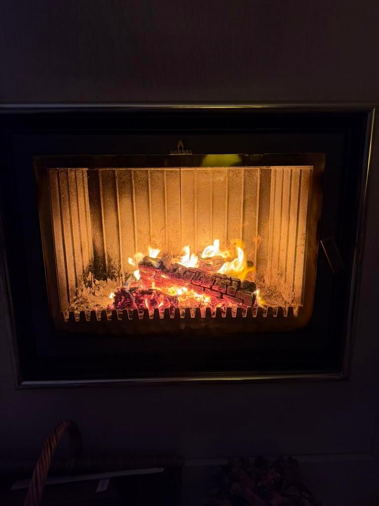 Houtkachel, Huis en Inrichting, Kachels, Ophalen, Gebruikt, Houtkachel, Inbouw