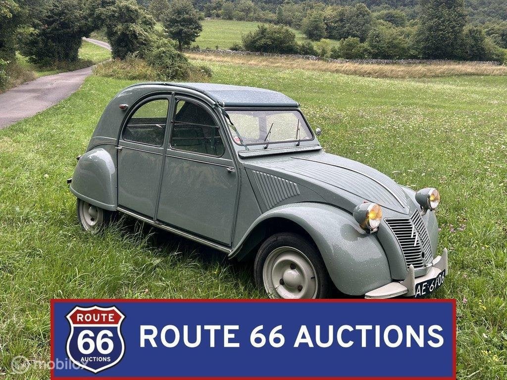 Citroën 2CV | 1962 | Route 66 Auctions, Autos, Achat, Entreprise, Citroën, Boîte manuelle