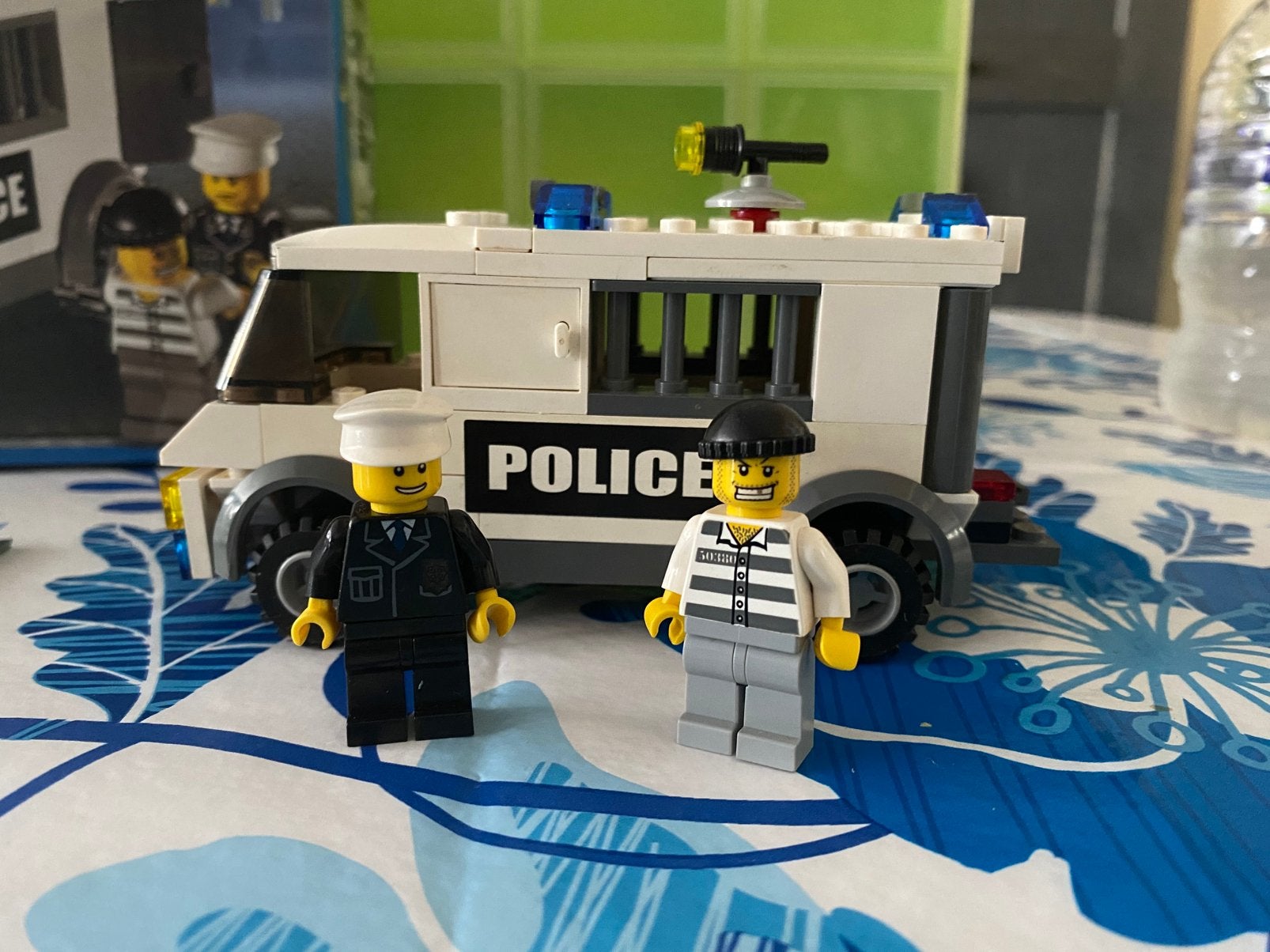 Lego city 7245 politiecombi, Ophalen of Verzenden, Complete set, City, Gebruikt