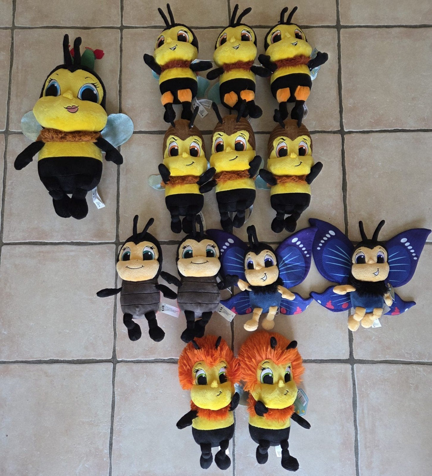 Peluches Abeille 3€ pièce, Enlèvement