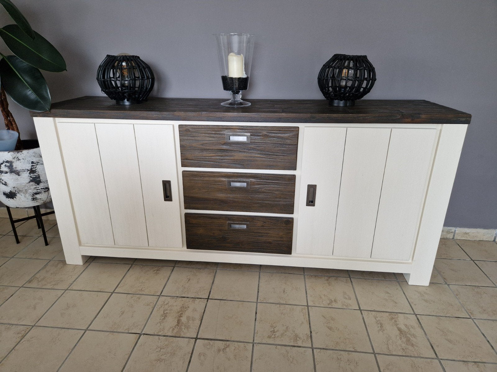 Salontafel en TV-meubel set - Landelijke stijl, Ophalen