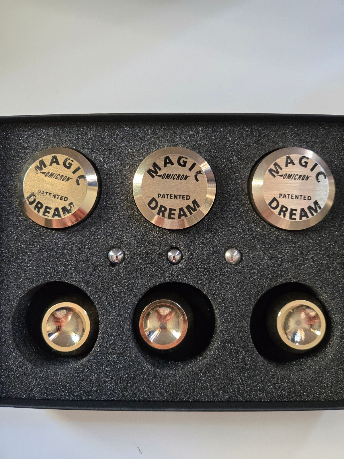 Pieds antivibratoires Omicron Magic Dream / Gold & Platinum, Ophalen of Verzenden