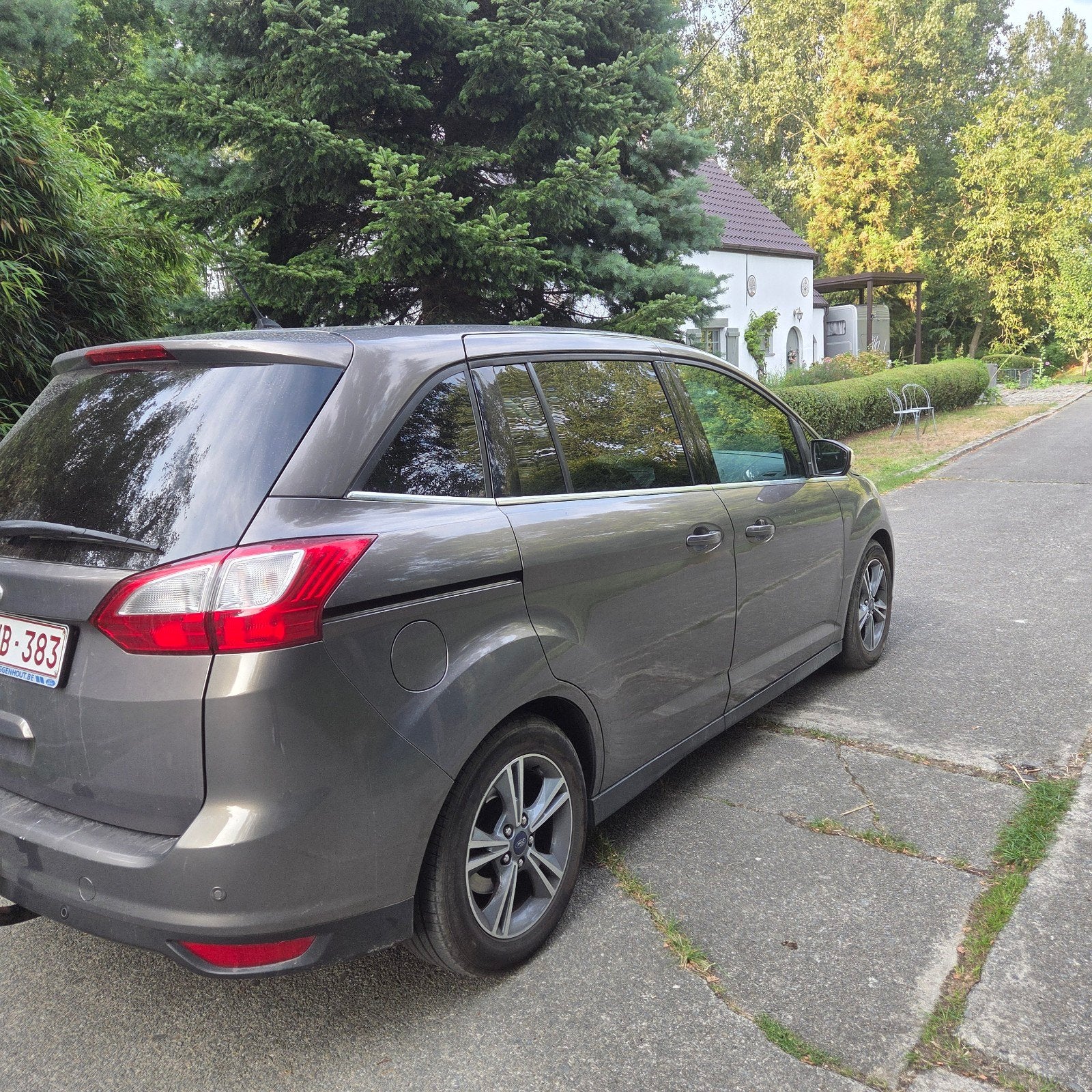 ford grand cmax, Auto's, Ford, Zwart, 4 cilinders, 1600 cc, Bedrijf