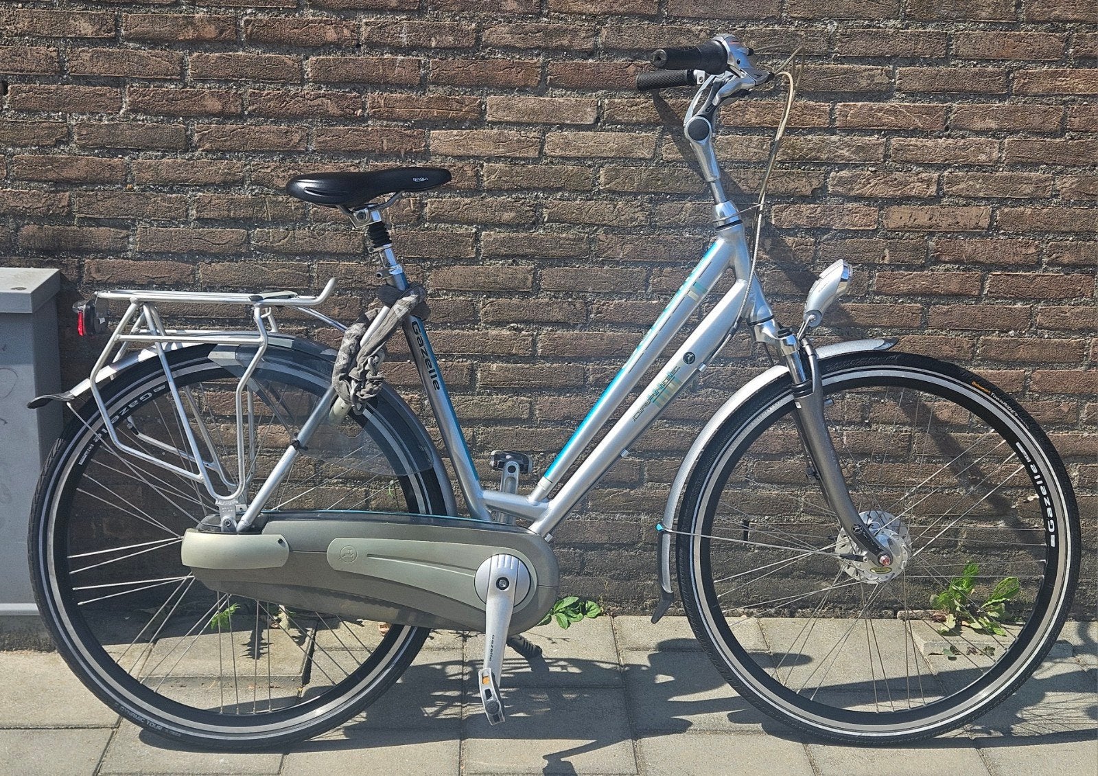 In goede staat Gazelle Orange dames fiets 28", 8 versn. ,M57, Ophalen, Gazelle, Versnellingen