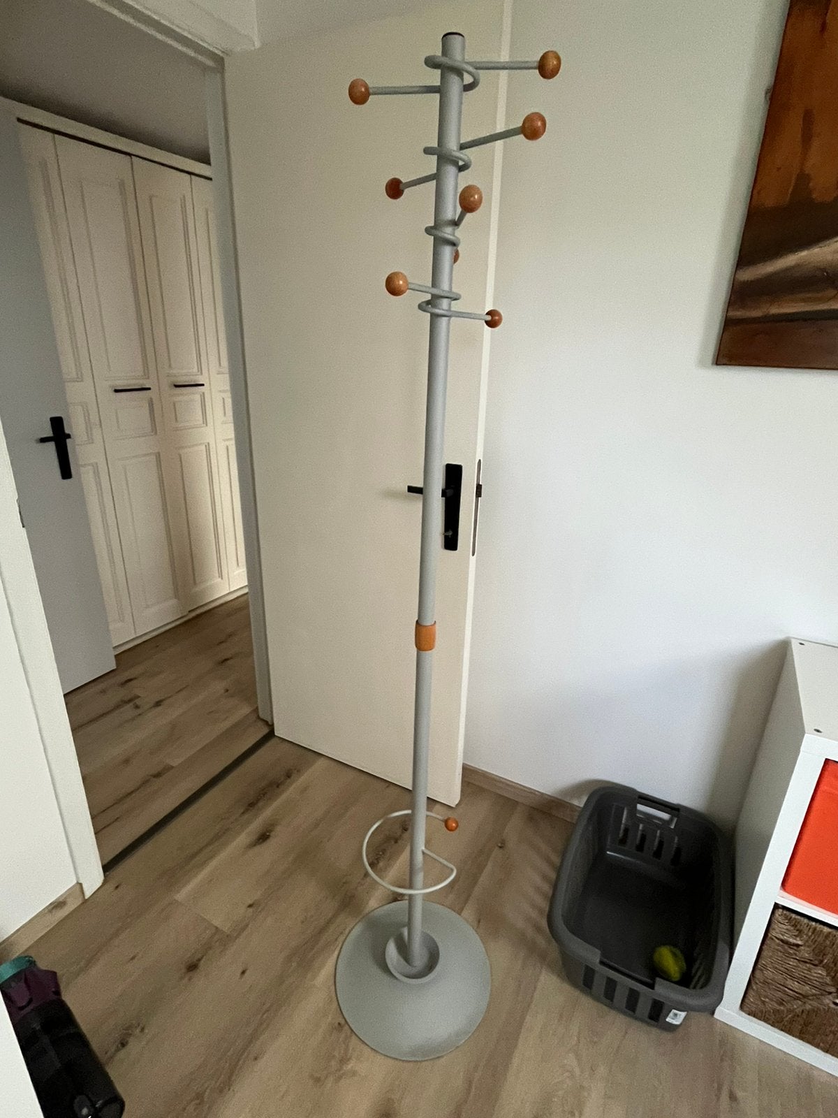 Porte manteaux metal 8 vestes, Maison & Meubles, Accessoires pour la Maison | Portemanteaux, Enlèvement, Comme neuf, Bois