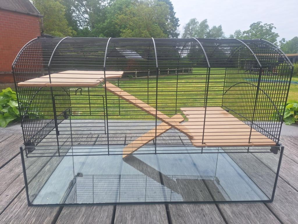 Ruime hamsterkooi glas, Ophalen, Kooi