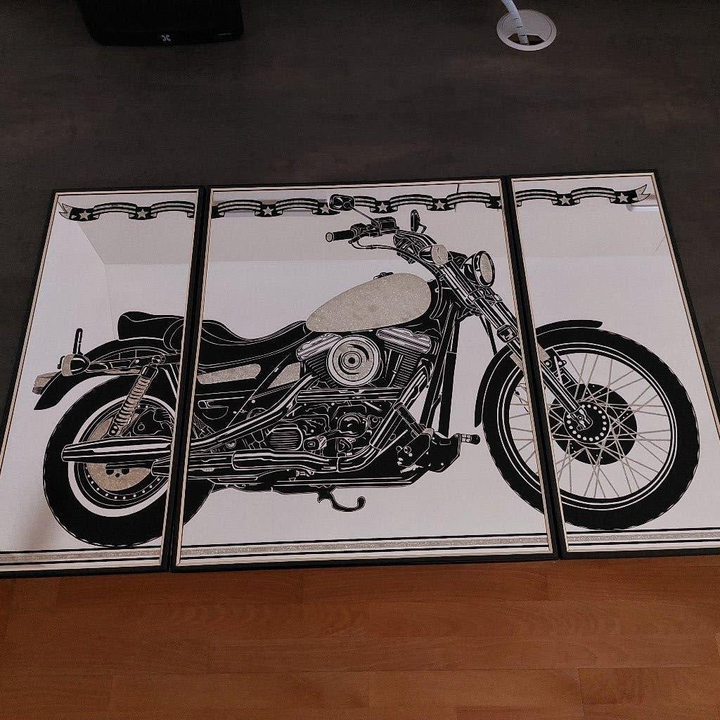 Harley Davidson decoratieve spiegel, Motoren, Ophalen