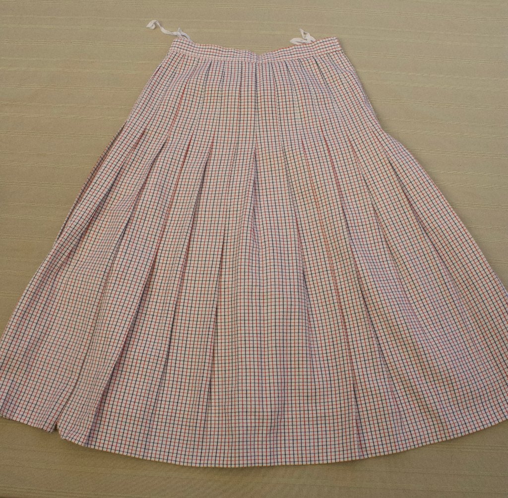 Vintage plooirok, Wit, Ophalen of Verzenden, Zo goed als nieuw, Maat 34 (XS) of kleiner