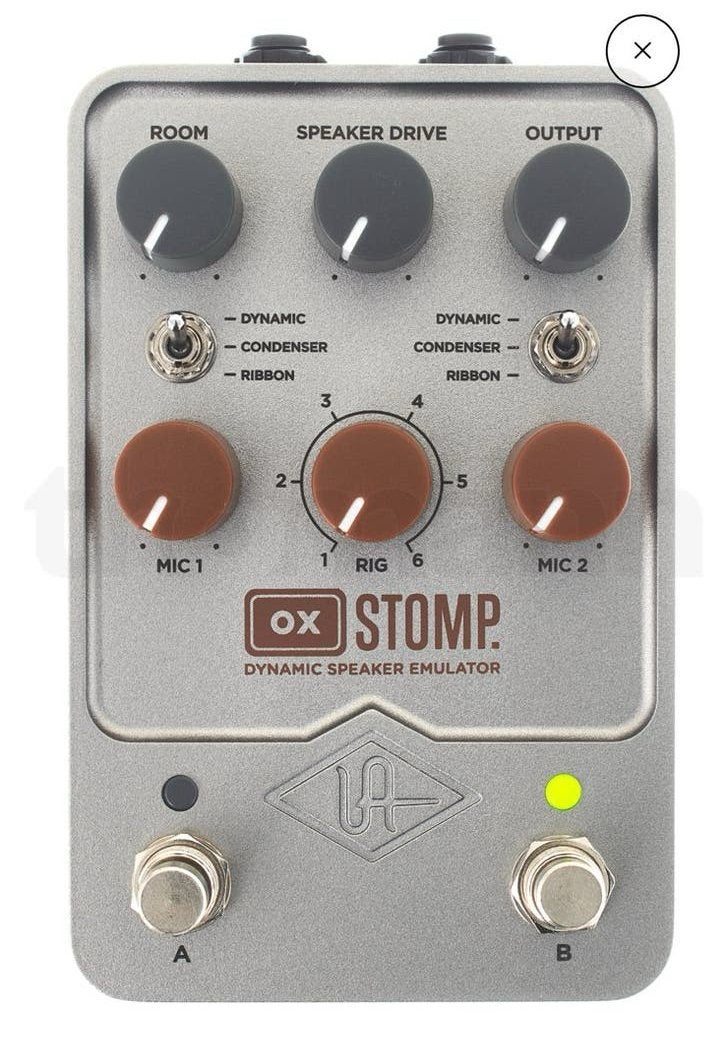 Universal Audio UAFX OX Stomp Dynamic Speaker, Musique & Instruments, Effets, Comme neuf, Delay ou Écho, Reverb, Volume, Autres types