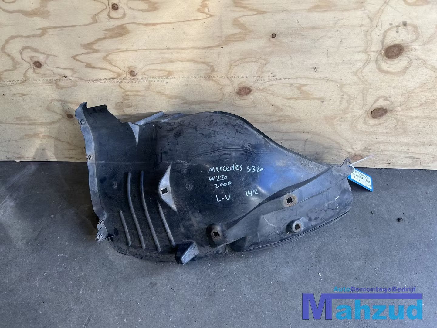 MERCEDES S KLASSE W220 Llinks voor modderkuip 1998-2005, Gebruikt, Mercedes-Benz AG, Mercedes-Benz, Voor
